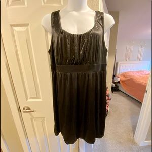 Short black sparkly dress. Worn only once.